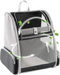 Innovative Traveler Bubble Backpack: Stylish and Comfortable Pet Carrier for Cats and Dogs (Black)